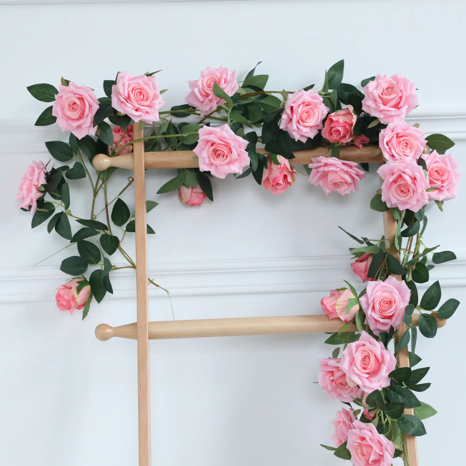 

Simulated 1.8m rose vine simulated plant wedding ceiling wrapped with Australian