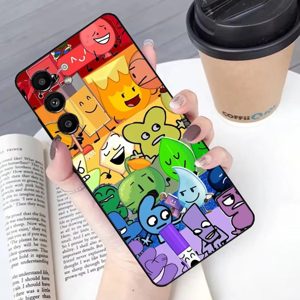 Battle for Dream Island Phone Case For Samsung S 25 24 21 22 23 30 20 Ultra Plus Fe Lite Note 10 9 5G Black Soft