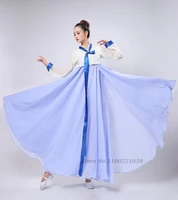 2022 korean traditional palace wedding dress women ancient hanbok dresses minority dance performance costume vintage dance dress