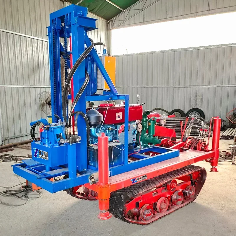 Гусеничная установка для глубоководных скважин роторная буровая портативная
