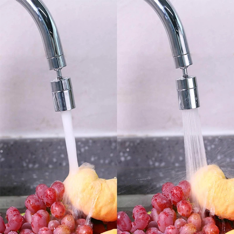 

Экономия воды N58C, эргономичный аэратор для раковины, смеситель с 2 режимами, регулируемый Поворот на 360 °, кран для кухни