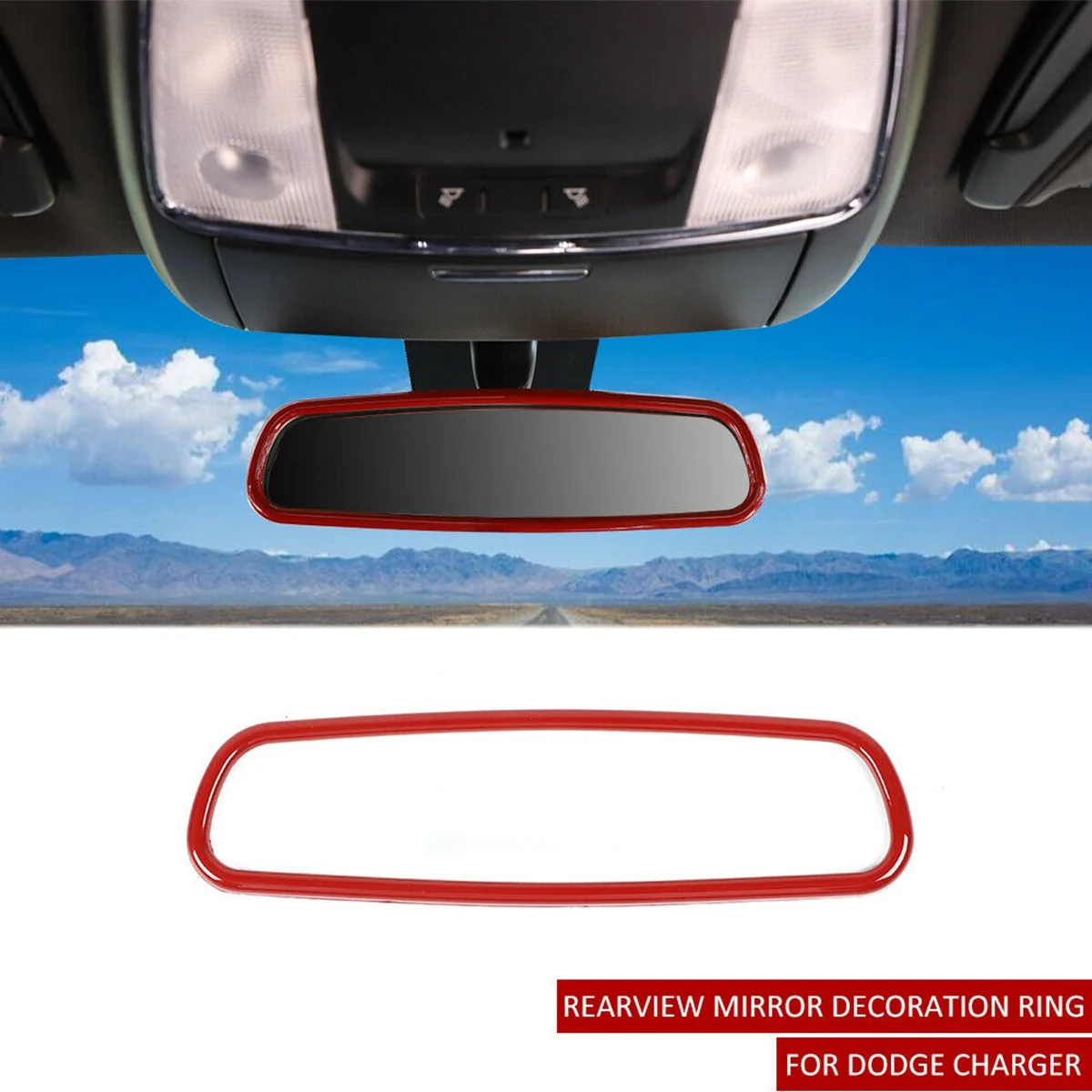 Декоративное кольцо для зеркала заднего вида в салоне автомобиля облицовочная