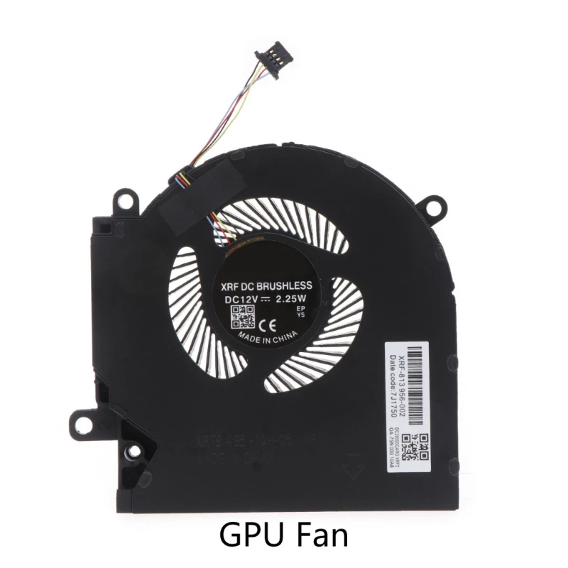 

CPU GPU Radiator 12V 0.5A 4 pin 4-wires Laptop Cooler Fan For HPOMEN 15-EK 15-EN Laptop Cooling Fan M04215-001