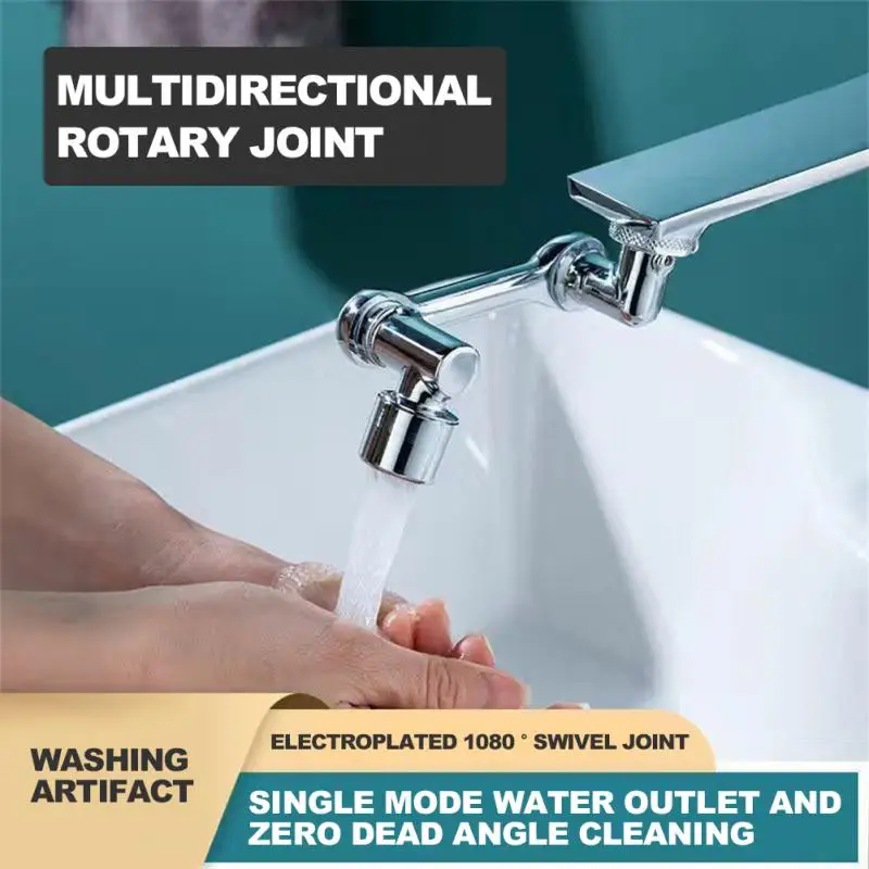 

Rotatable Multifunctional Splash Filter Convenient Installation 1080 Rotating Washbasin Faucets Bubbler Aerator Plastic Faucet