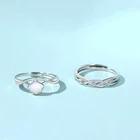 Пара колец из ракушек beizi, пара нишевых дизайнов, простое кольцо, подарок на китайский День святого Валентина