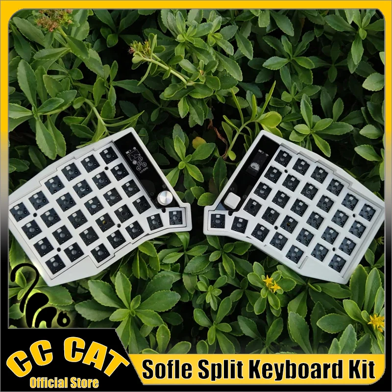 Sofle разделенная клавиатура Bluetooth двойной режим схема Zmk с направленной