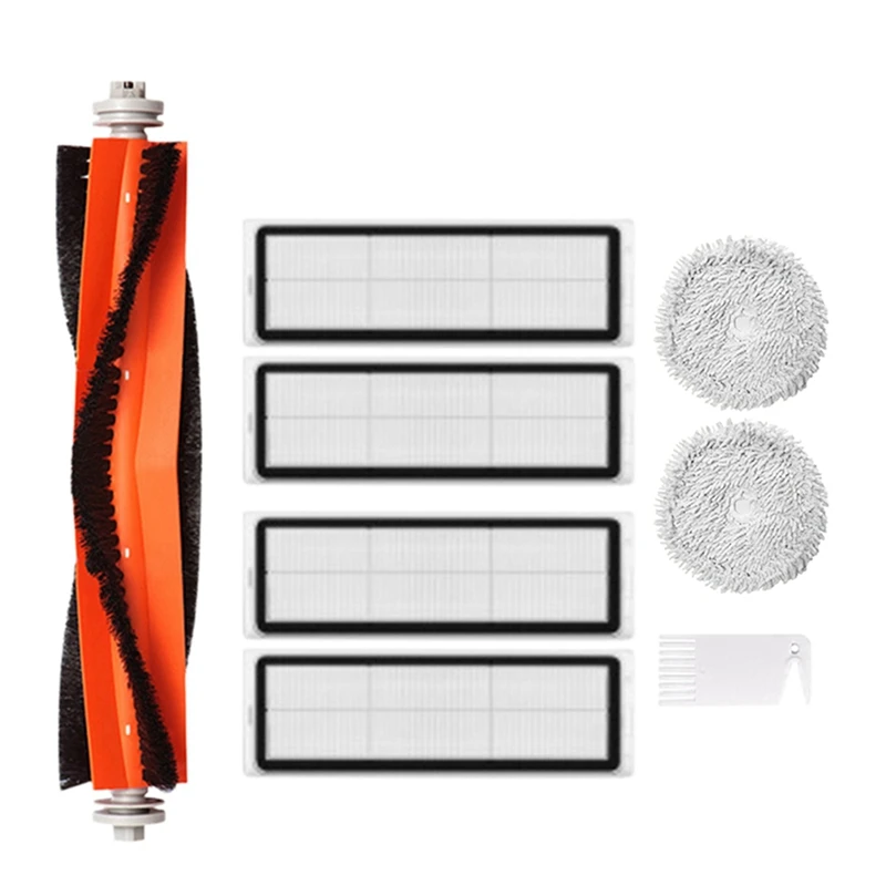 

8Pcs for Xiaomi Dreame W10 Robot Vacuum Cleaner Accessories Detachable Main Brush Filter Mop Cloth Replacement Parts Kit