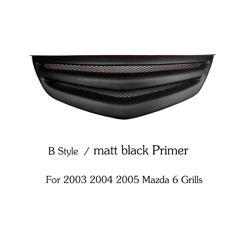 

Гоночный гриль-бампер с карбоновой поверхностью, передняя решетка, аксессуары для ремонта для Mazda 6, решетка первого поколения 2003 2004 2005