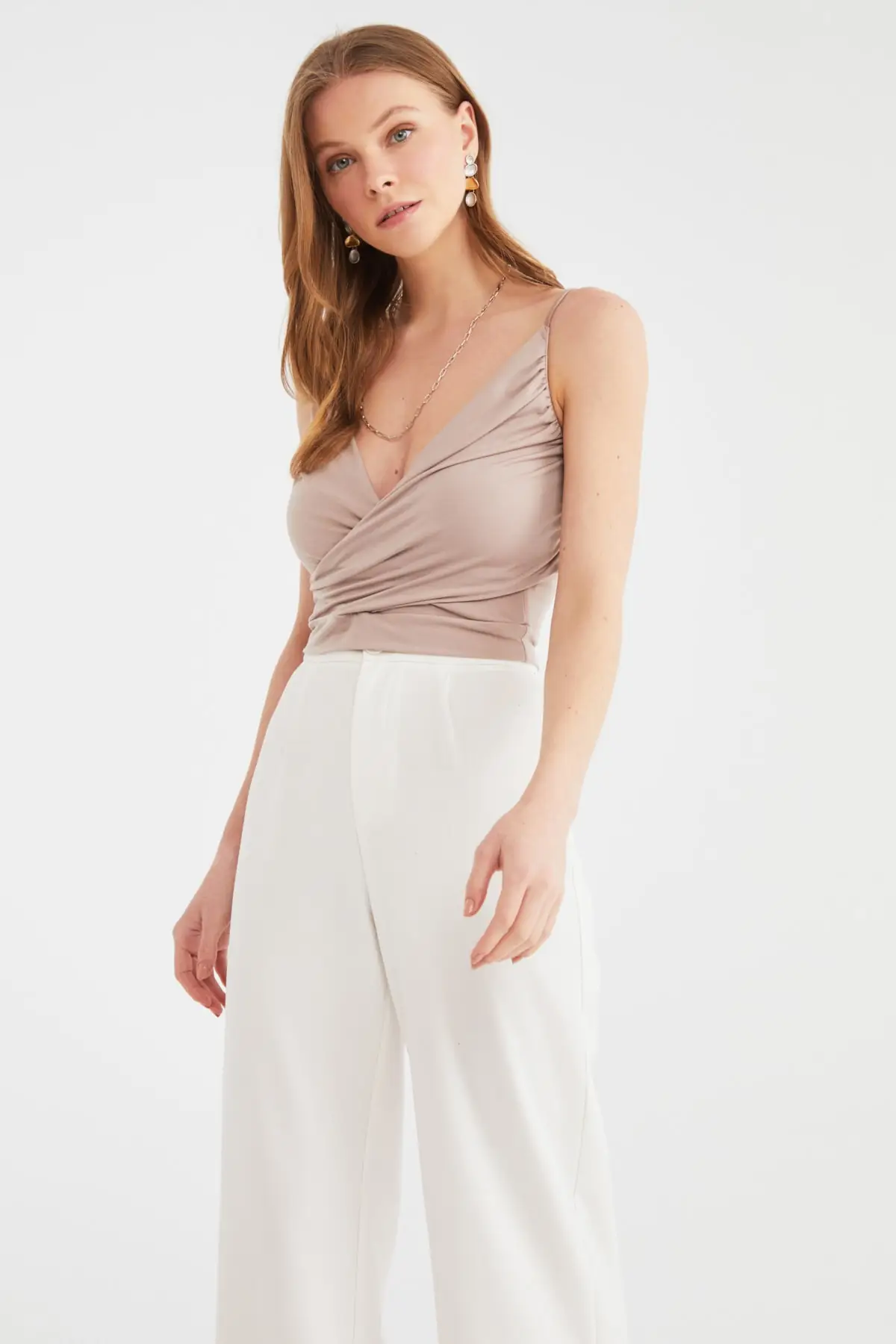

Trendyol Double Breasted Knitted Blouse TWOSS21BZ2001