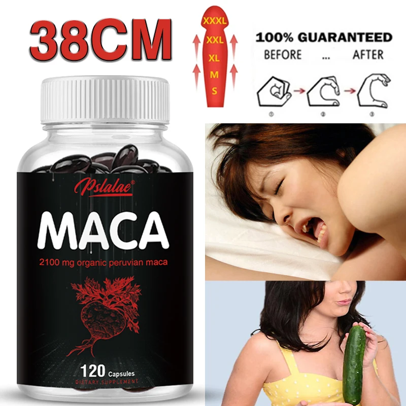 

Organic Maca Root Capsules | Black Red Yellow 2100 Mg Black Pepper | Supports Mood, Regeneration and Energy for Men and Women