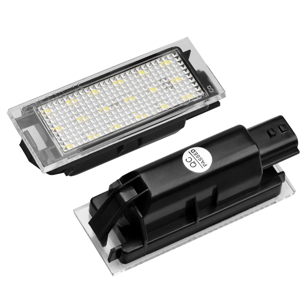 2x LED License Number Plate Light Lamps For Renault Clio 3 4 Master 2 3 Trafic 3 Megane 2 3 4 CC Twingo 2 3 Kangoo Espace 5 Wind