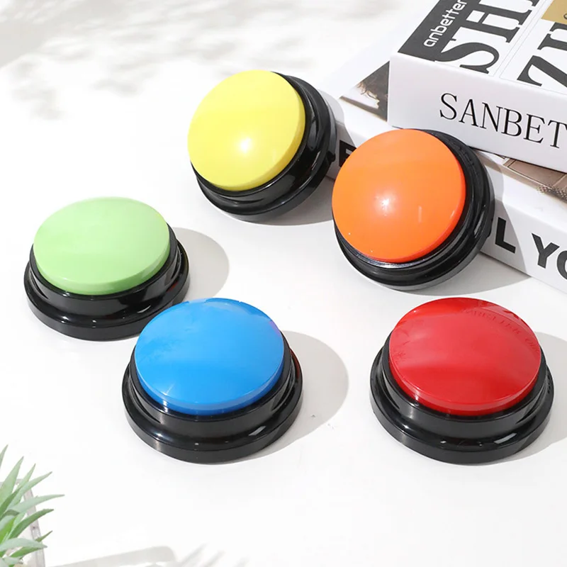 Интерактивные игрушки для собак забавная кнопка записи голоса беседы общения с