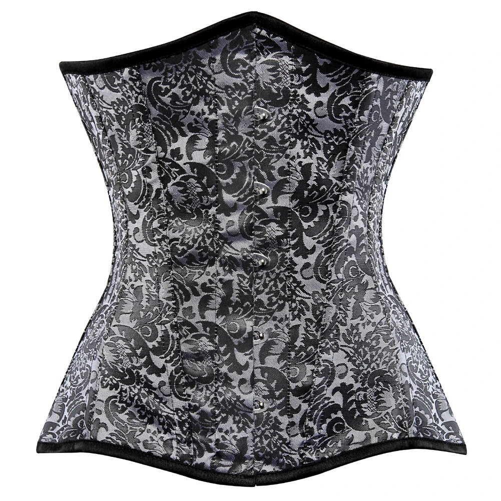 Женский жаккардовый корсет под грудь сексуальный на талию в готическом стиле