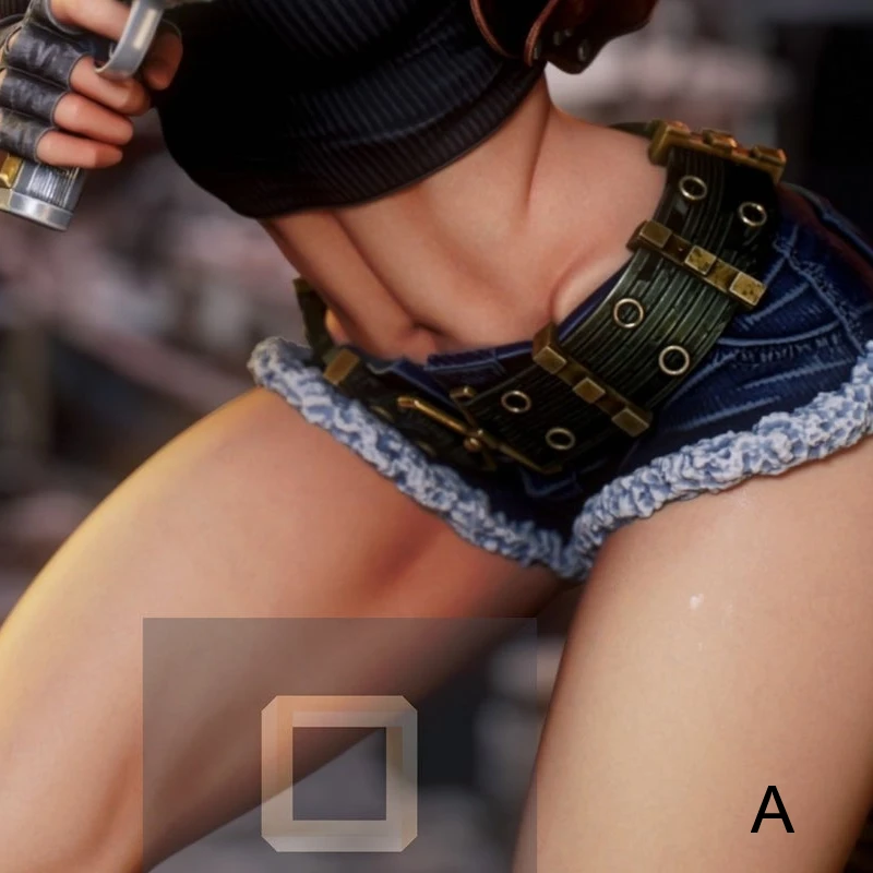 Фото 2 стиля игровых персонажей 7184 Revy, 3D-модель для печати, несобранная, неокрашенная, гаражный набор, NSFW GK фигурка, белая смоляная модель-набор №4