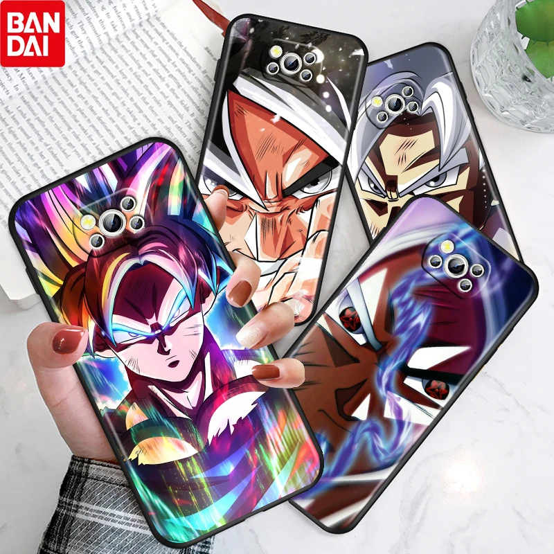 

Anime Dragon Ball Boy For Xiaomi Poco X3 NFC F3 GT M4 M3 M2 F2 X2 Pro TPU Silicone Soft Black Phone Case Cover Funda Coque Capa