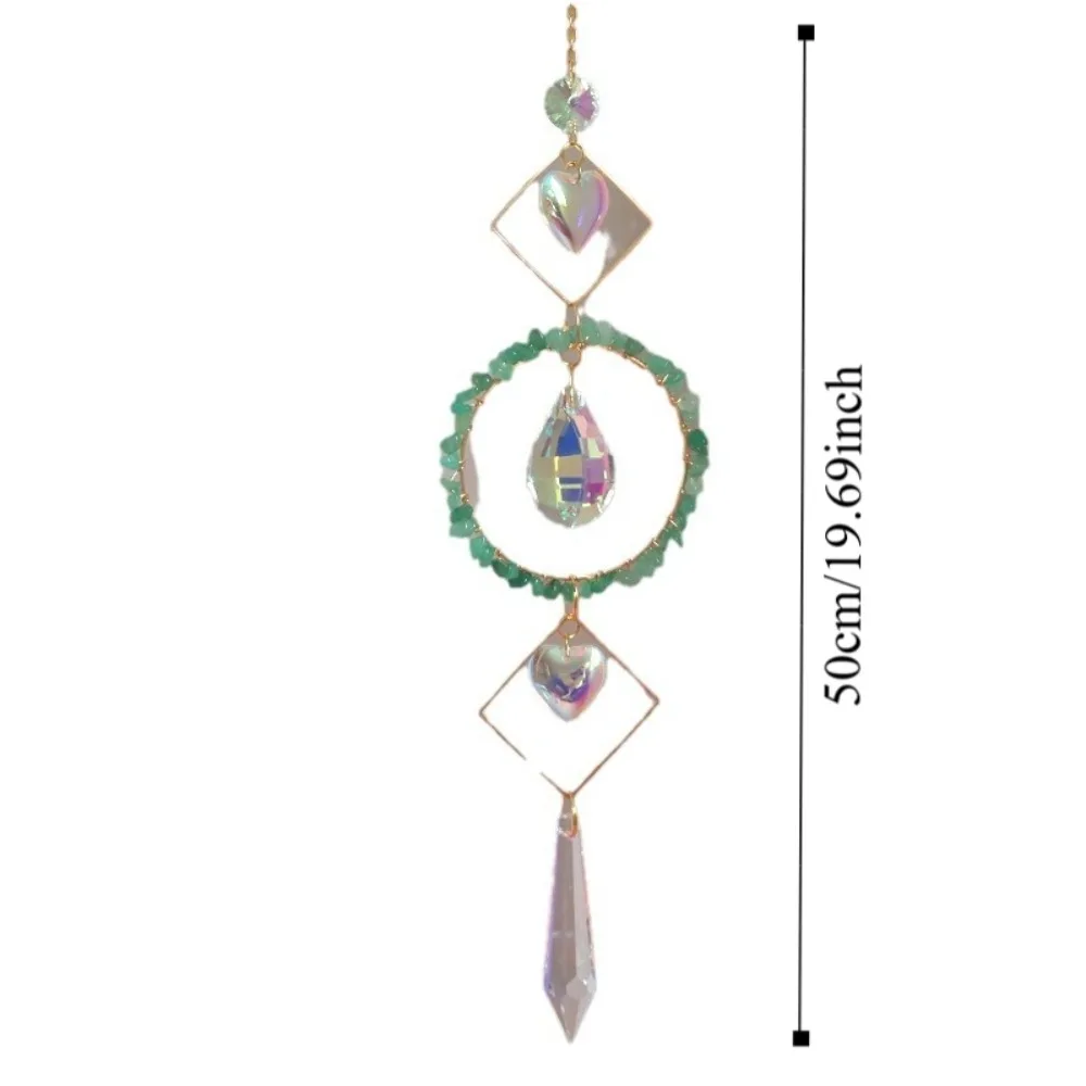 Красочная звезда луна кристалл ловец солнца витраж балкон двор подвесные