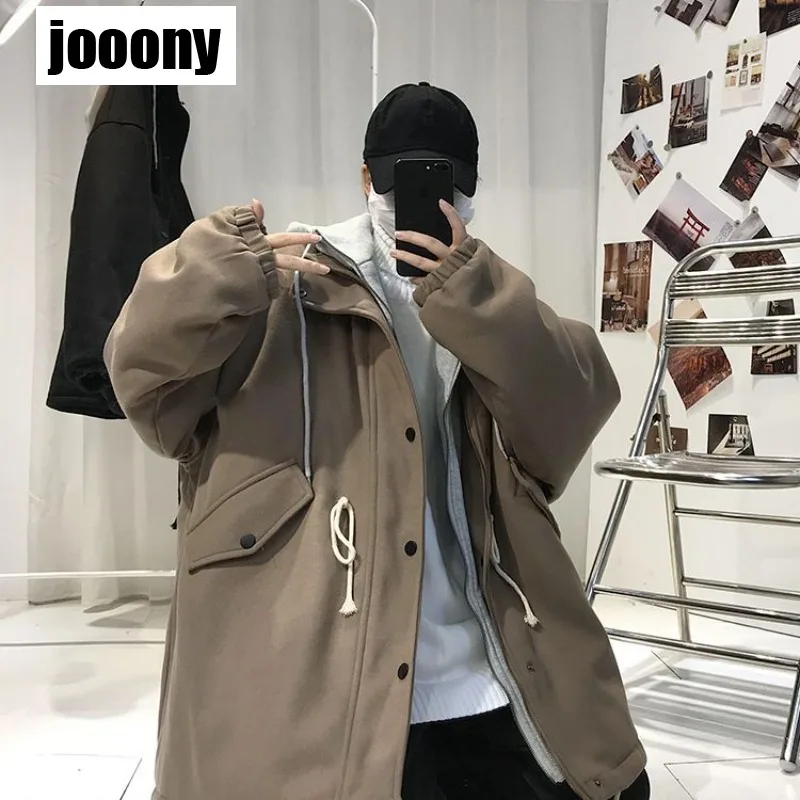 Поддельные смешанные мужские зимние классические пальто из двух предметов