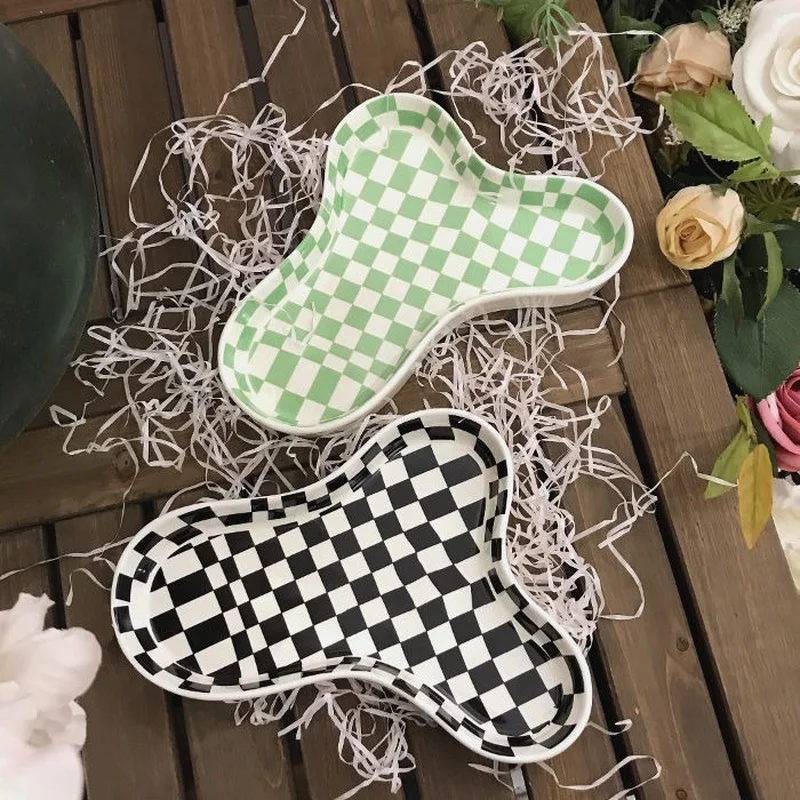 

Cloud Plate Ceramic Fruit Dish Dessert Plate Snack Bowl Jewelry Trays Decorative Plate Cake Stand Storage Tableware