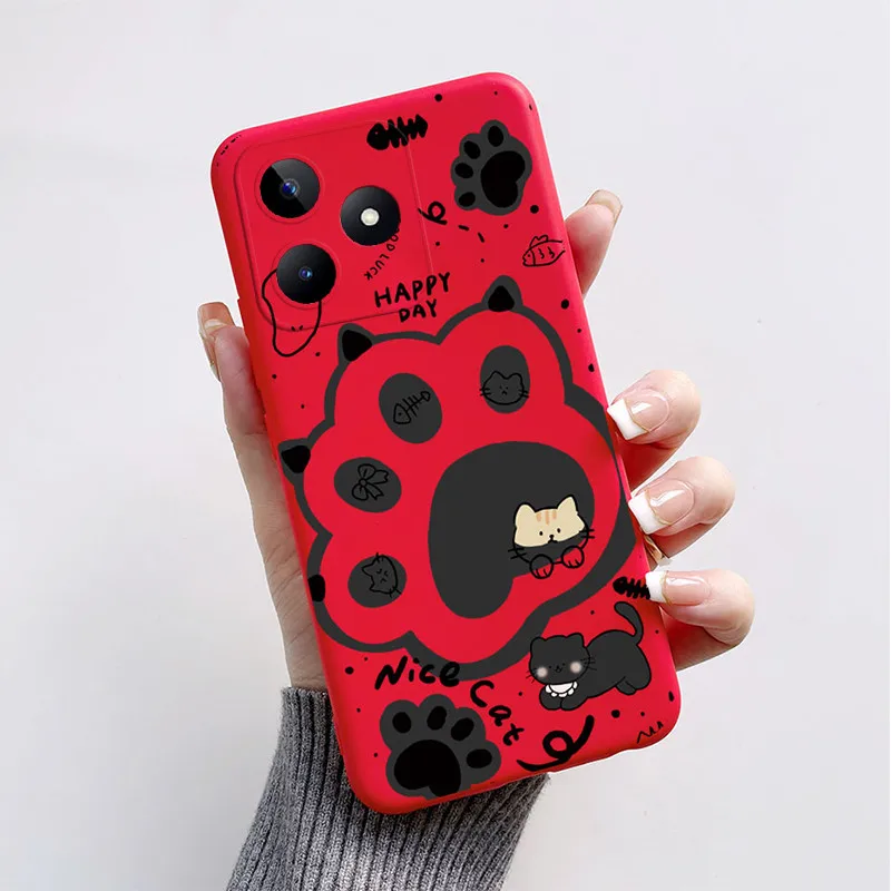 Чехол для Realme Note 50 мягкий силиконовый чехол из ТПУ чехлы телефонов 6 74 дюйма