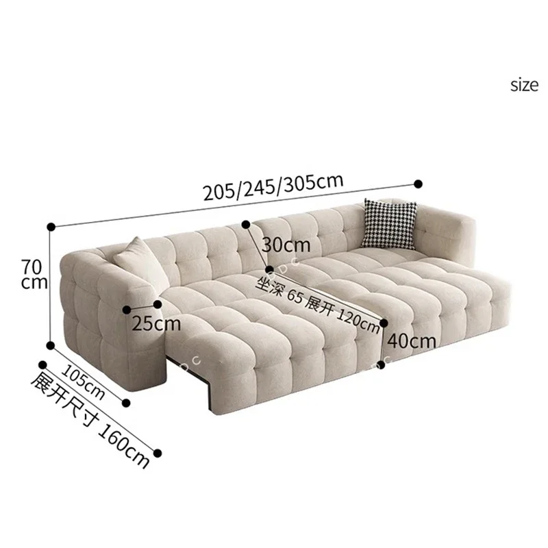 Скандинавский кремовый стиль диван для гостиной современный электрический