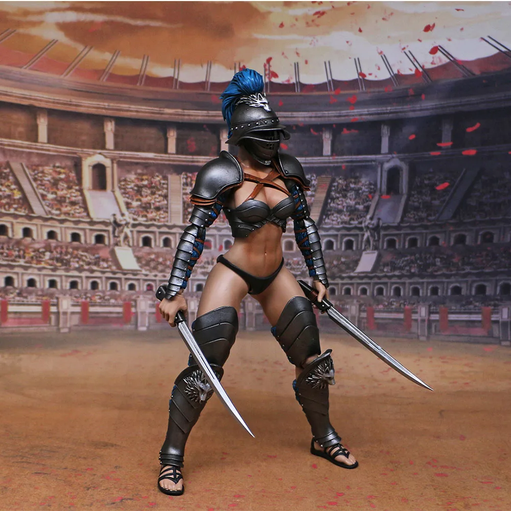 

XESRAY 1/12Scaled femaleBlonde Flatia gladiator7’’ action figure model toy collectible gift