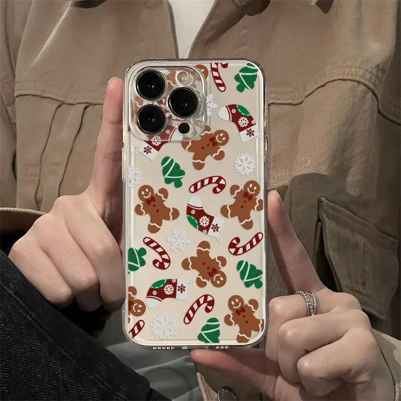 Christmas Elk Snowman Santa Clau Phone Case For OPPO Realme C67 C65 C63 C55 C53 C35 C30 12 11 10 9 8 7 6 5 Pro Plus 4G 5G Cover