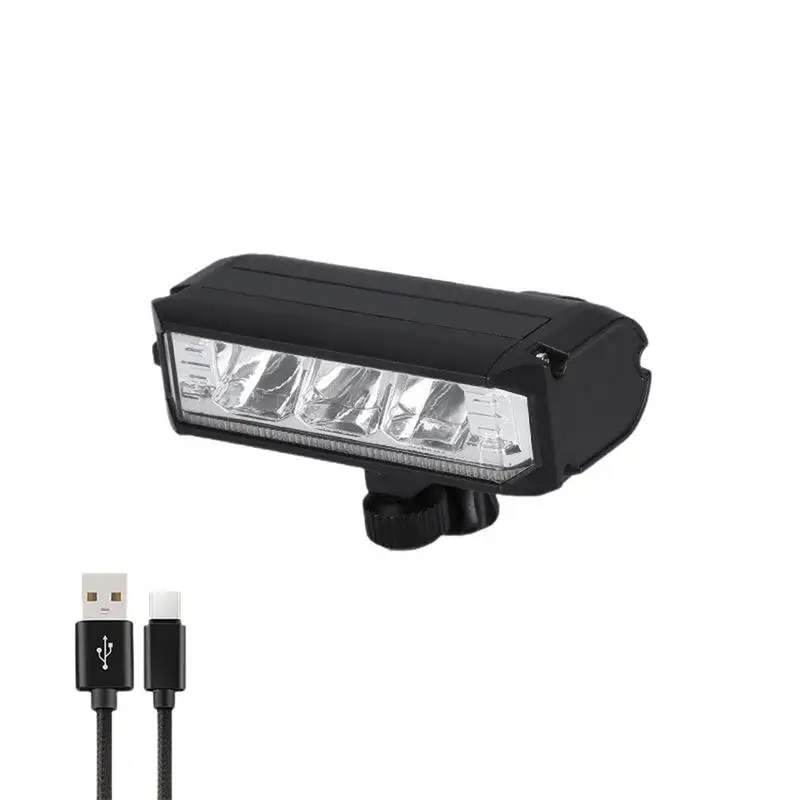 

Bicycle Head Light 3 LED Anti-Glare Bike Head Light Rechargeable with 4 Modes Waterproof Bicycle Accessories