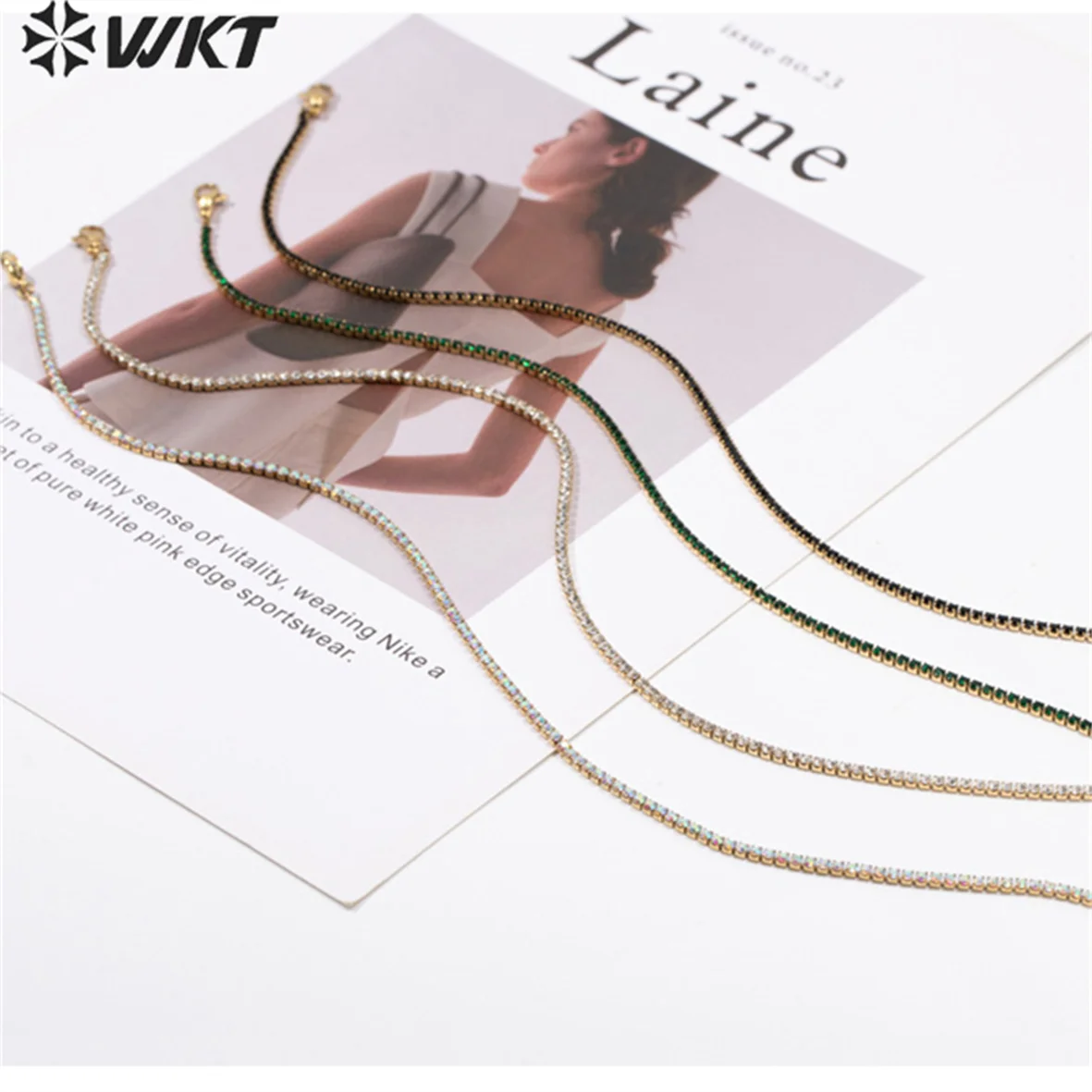 

WT-MN980 WKT 2022 Fashion Style cubic zircon Hot SALE jewelry chain necklace for women party nice necklace trend