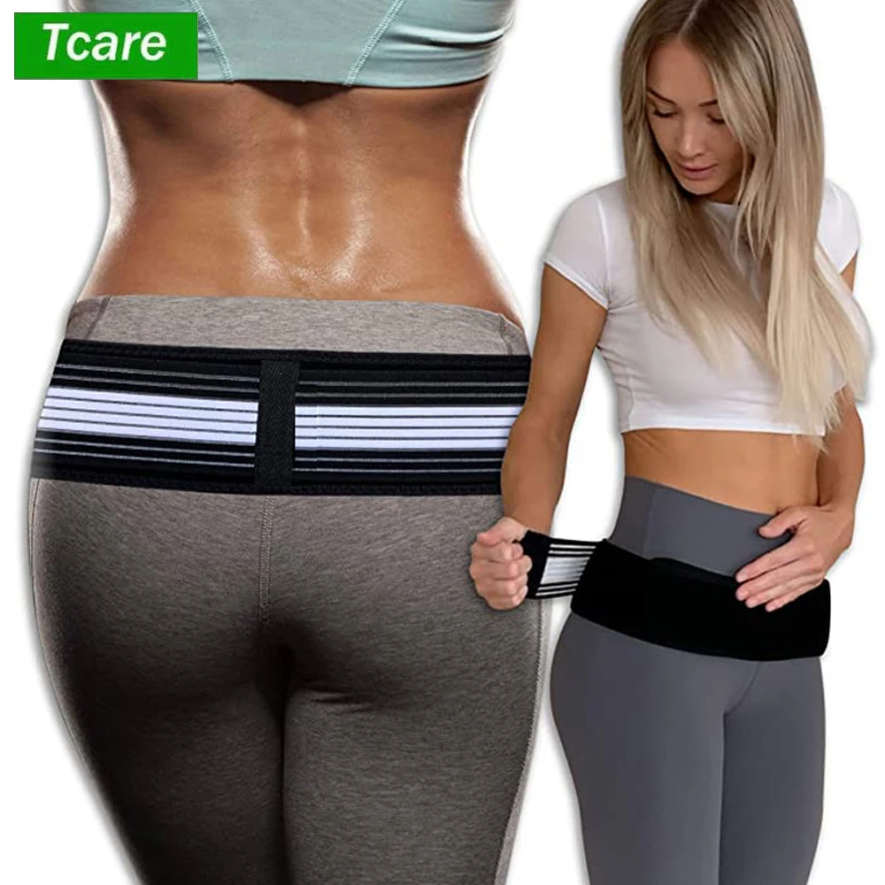 

Tcare Sacroiliac SI Joint Hip Belt - Lower Back Support Brace for Men and Women - Hip Braces for Hip Pain - Pelvic Support Belt