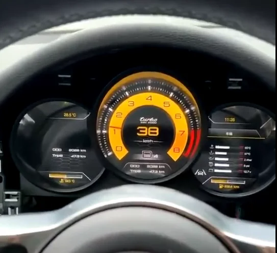 Цифровой кластер спидометр для Porsche Boxster Macan 2014 2018 модернизация автомобильной