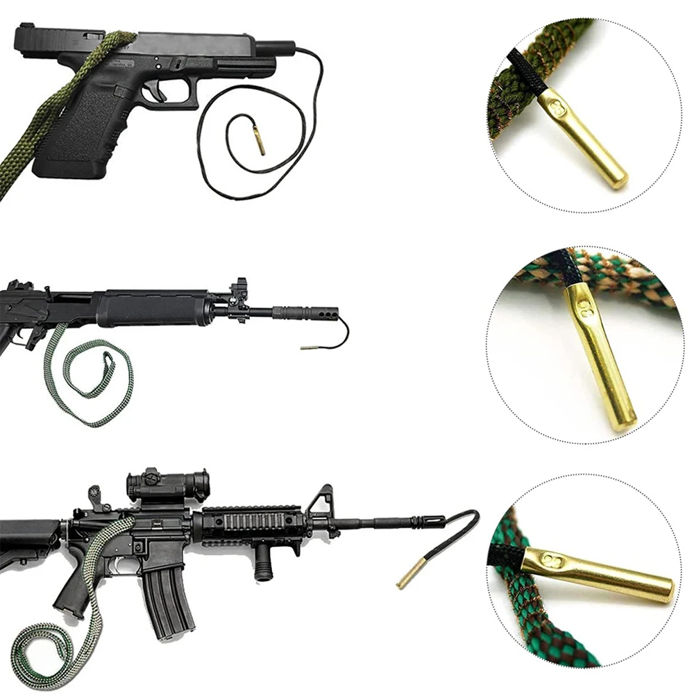 Охотничье ружье шнур для чистки отверстий 22 калибра 5 56 и 7 62 мм 12GA винтовка оружие