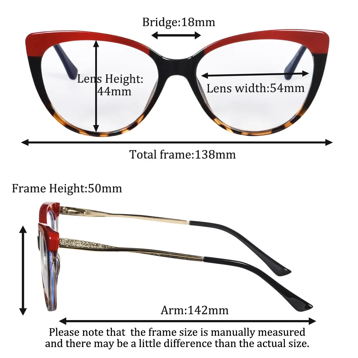 Женские очки в оправе кошачий глаз мультифокальные для чтения близорукости