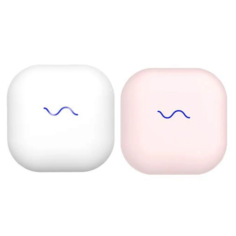 

2 шт., чехол для зубной щетки Mini UVC-портативный чехол для зубной щетки-настенный перезаряжаемый Дорожный Чехол для зубной щетки-белый и розов...