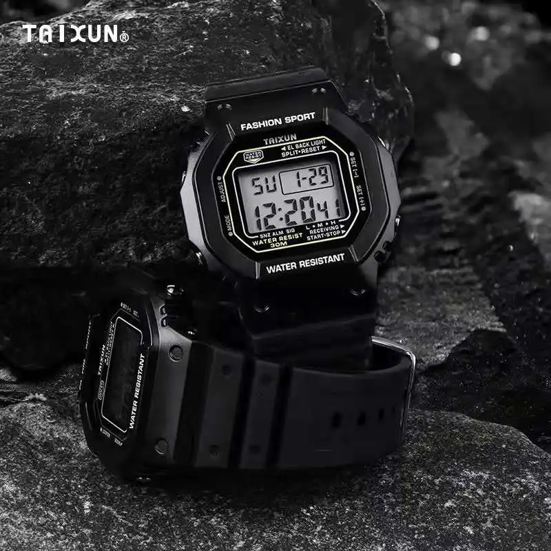 

Часы мужские водонепроницаемые из нержавеющей стали, A158W