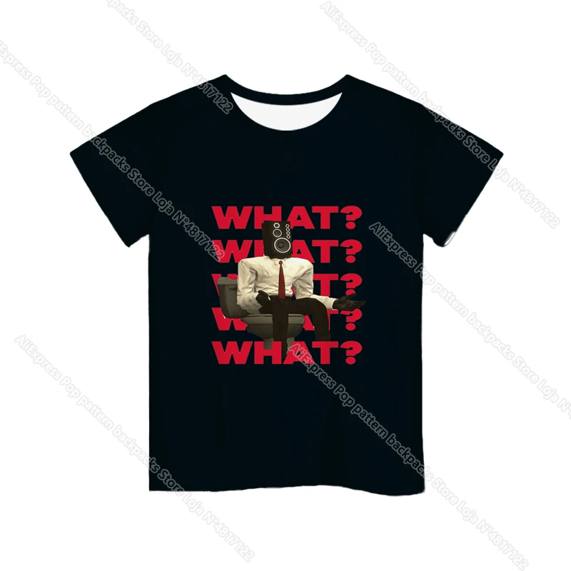 Футболка Skibidi унитаз для детей шорты с камерой мальчиков и девочек детская летняя