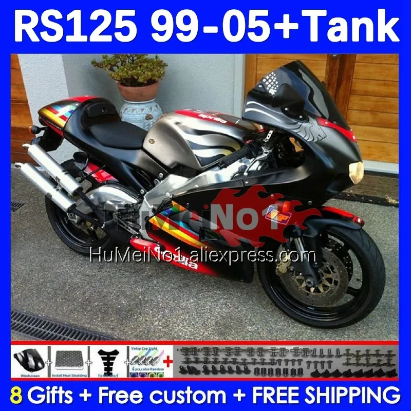 

RS125R For Aprilia RS 125 R RR RS4 RS-125 31No.12 RS125 99 00 01 02 03 04 05 1999 2000 2001 2002 2003 2005 Fairing silvery stock