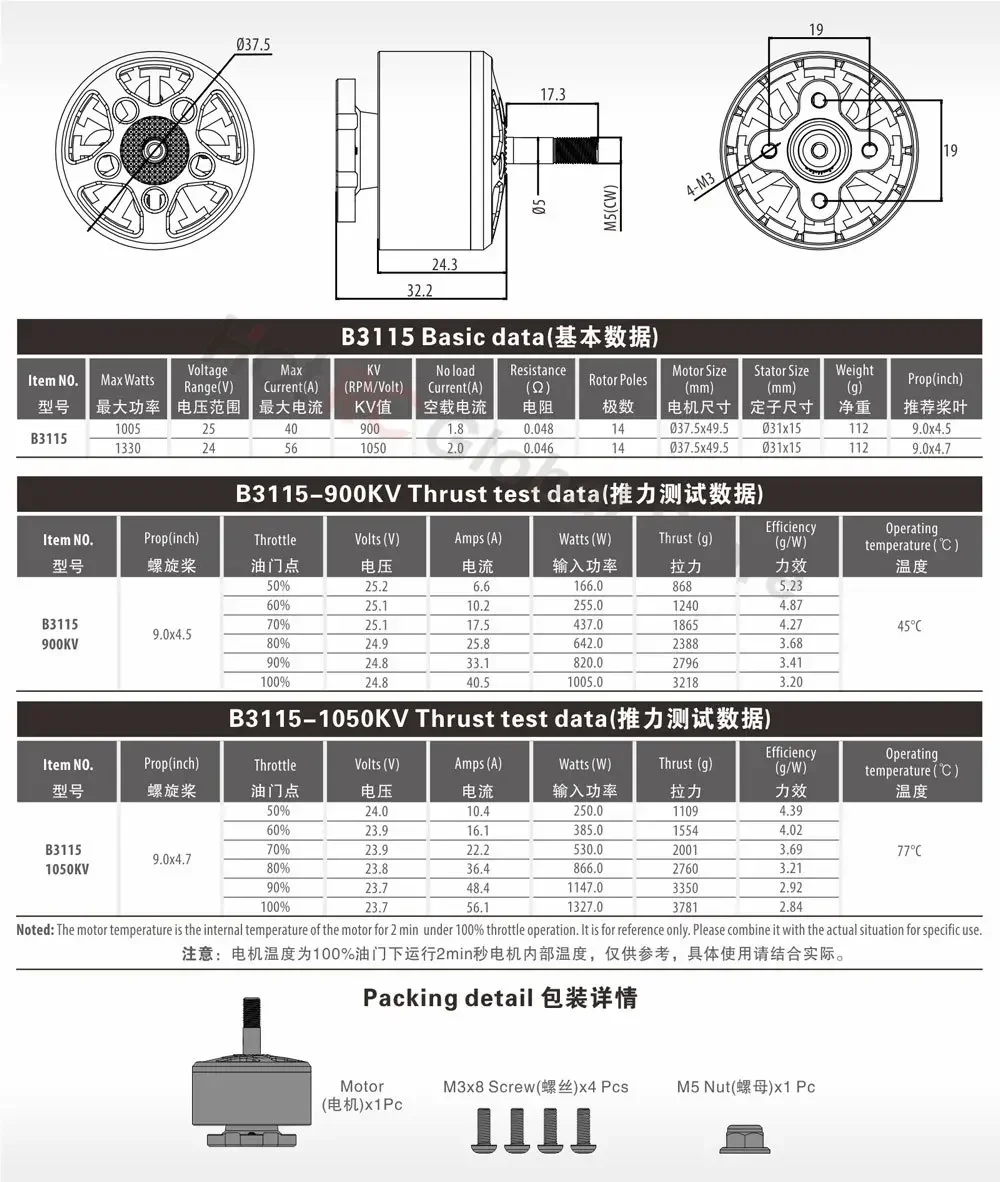 Surpass Hobby 31 Series 3-6S 10-дюймовый бесщеточный двигатель Outrunner для FPV Racing Freestyle Frame Drones RC