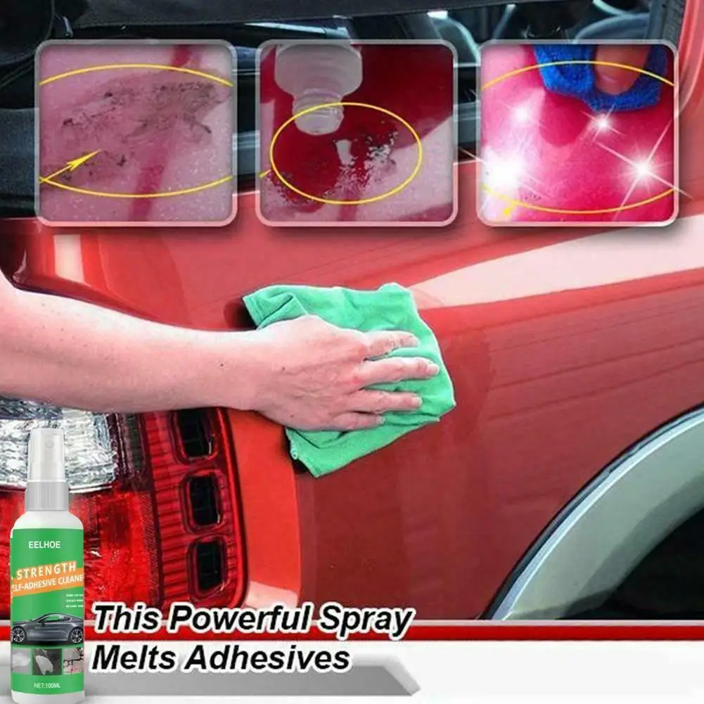 

1 × Rust Removal Spray Sticky Residue Cleaner Spray Remover Cleaner Car Wall Sticker Glass Label Cleaner Spray