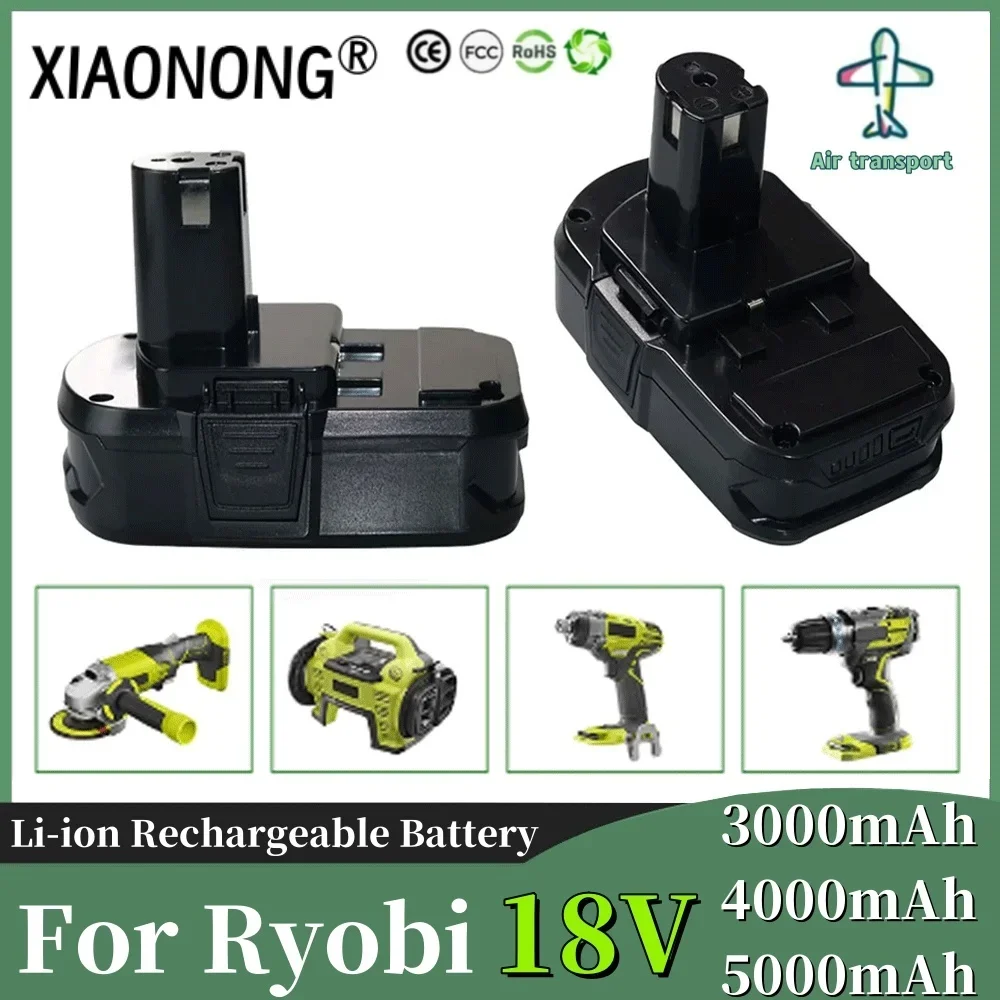 18 В 3 0/4 0/5 0 Ач для Ryobi RB18L50 Сменный литий-ионный аккумулятор RB18L25 RB18L15 P108 P102 P103 со