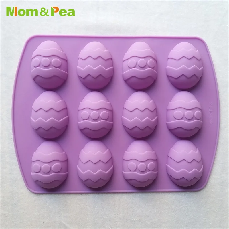 

GT16-71 12-полости, в форме пасхального яйца, силиконовая фотоформа для мусса, инструменты для украшения торта