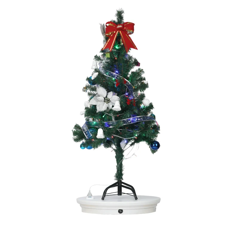 Фотографическая Рождественская елка USB мини моторизованный ручной манекен Электрический вращающийся дисплей поворотный стол