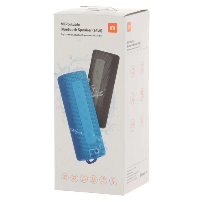 Портативная колонка Mi Portable Bluetooth Speaker (QBH4195GL) 16Вт BT 5.0 2600мАч черная 7599647