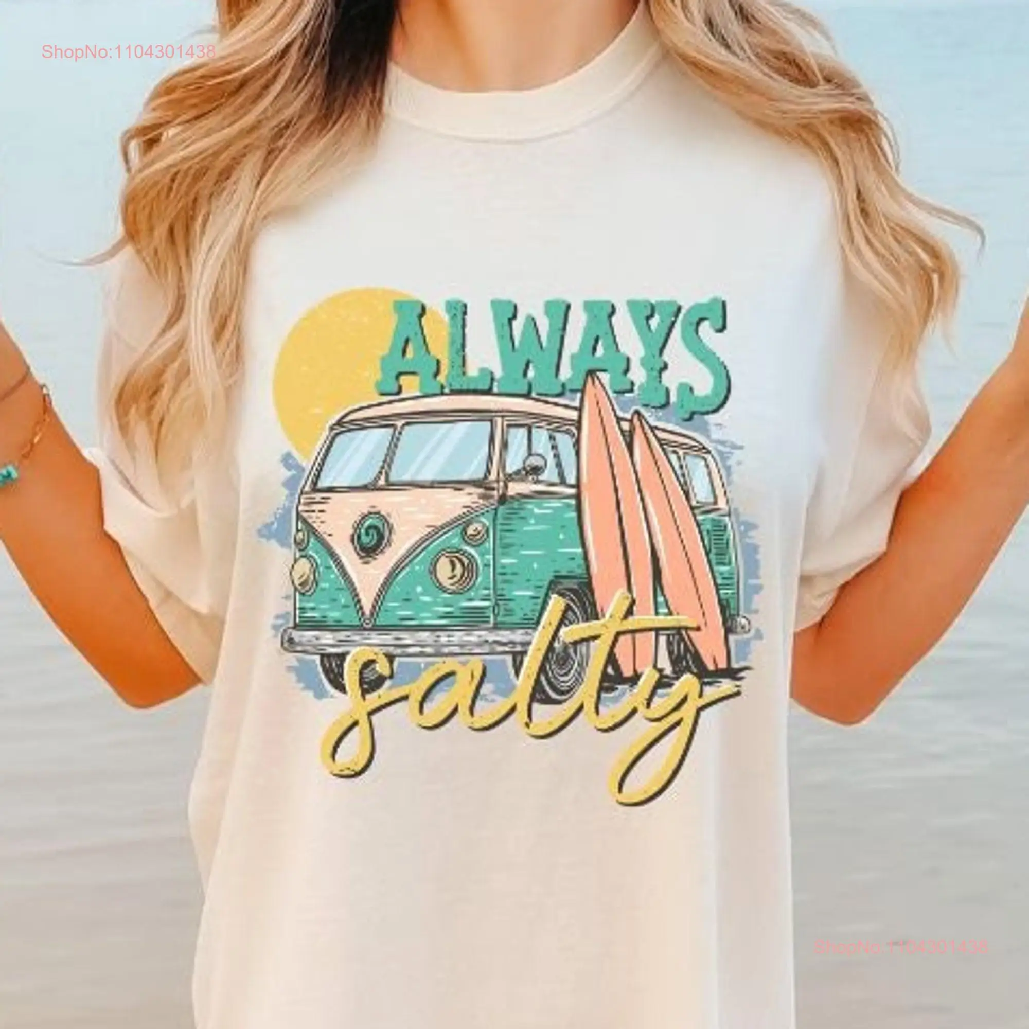 Футболка Stay Salty Comfort Colors пляжная футболка в стиле бохо летняя винтажная