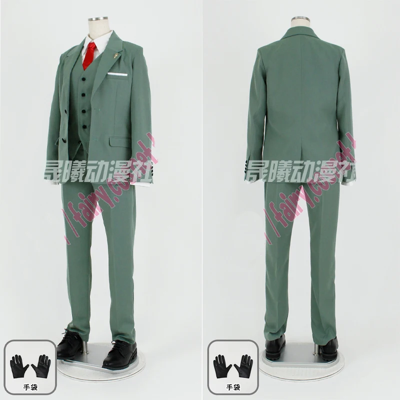 

COSLEE [S-XXL] Сумерки косплей спай×семейный костюм униформа для мужчин на Хэллоуин для ролевых игр костюм новый