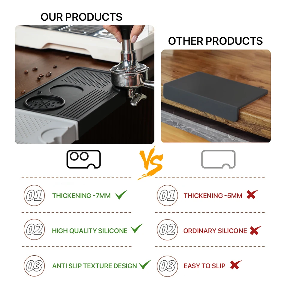 Коврик для тампера кофе подставка станции держатель портафильтра опорная