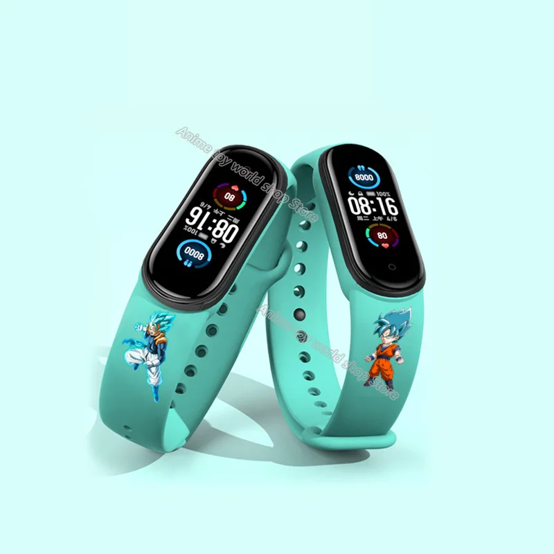 Ремешок для часов Dragon Ball Super Goku мультяшный браслет Xiaomi Mi Band 6 5 4 3 аксессуары
