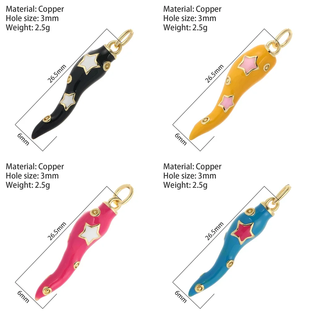 Красочные богемные серьги в виде перца ожерелье браслет очаровательные кулоны