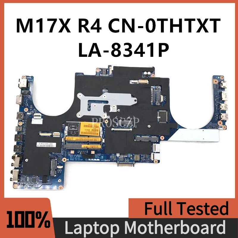 Оригинальная материнская плата для ноутбука DELL Alienware M17X R4 QBR00 CN-0THTXT SLJBC HM77 100% протестирована нормально