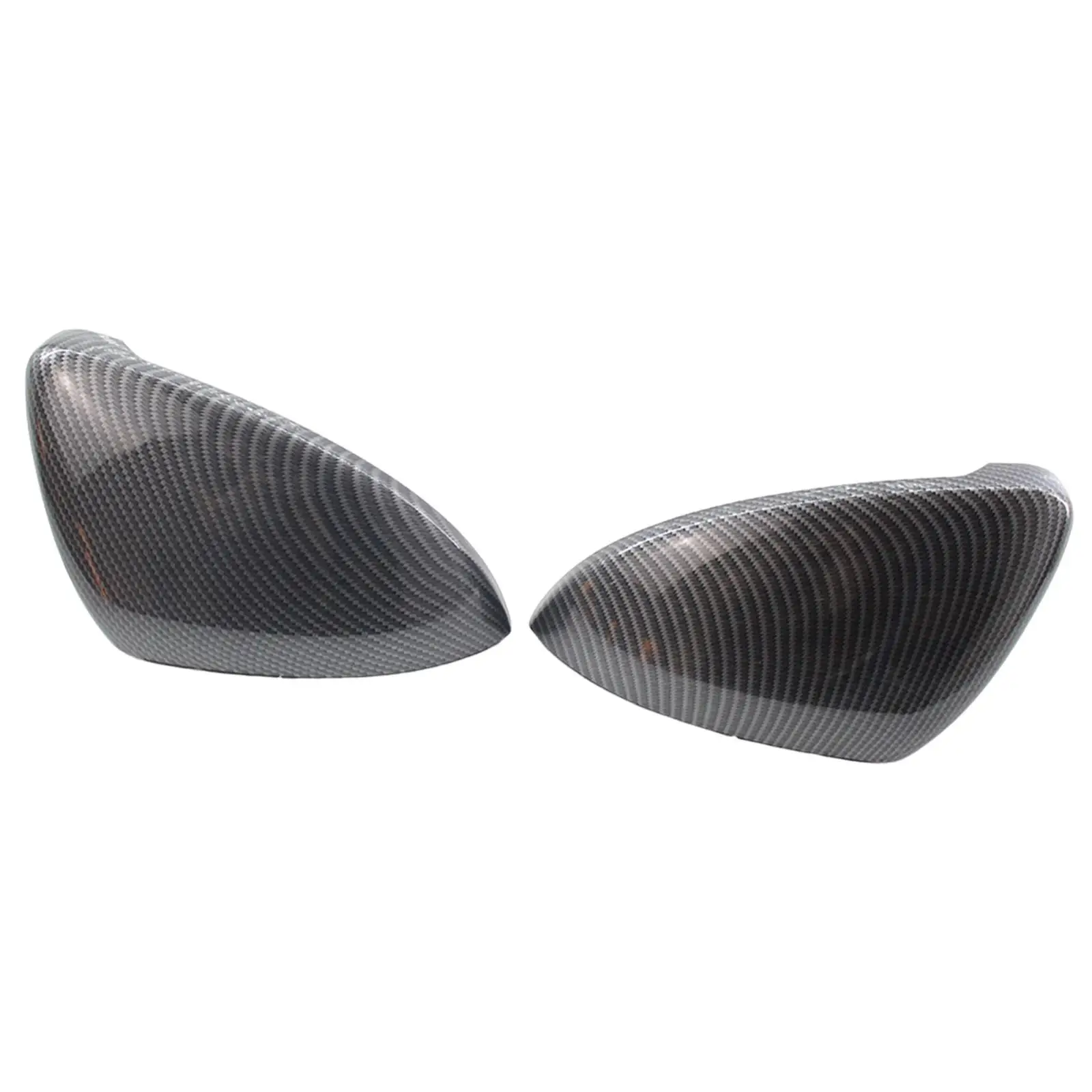 

2x Vehicles Rearview Mirrors Covers Professional Carbon Fiber Replacement