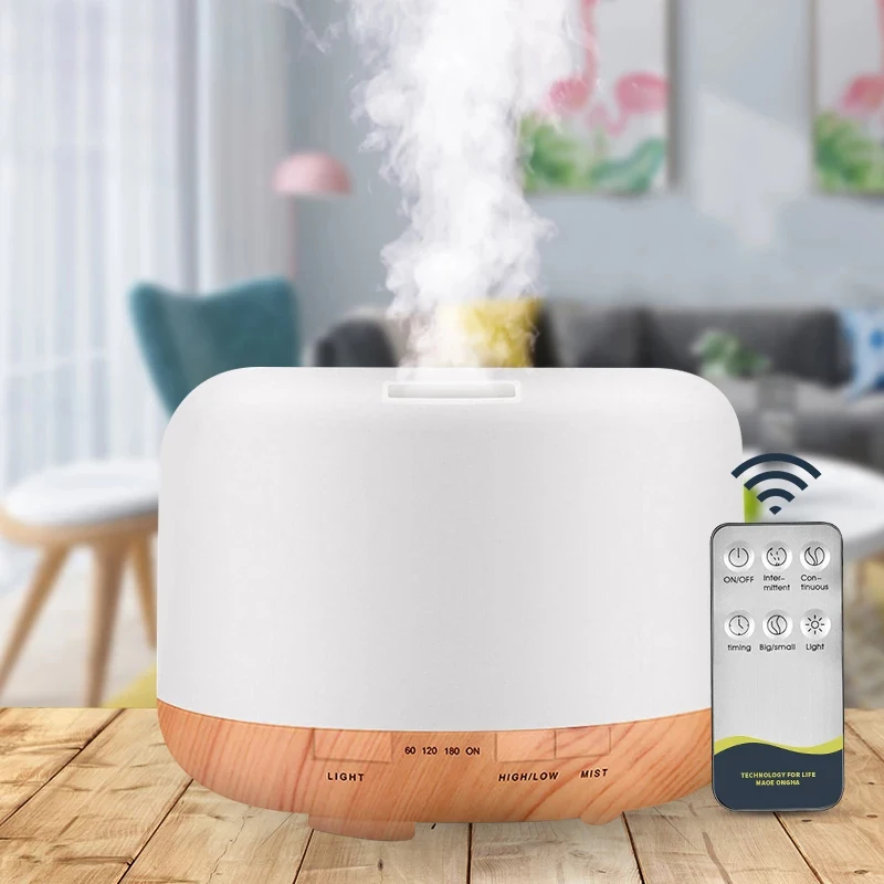 

saengQ Electric Aroma Diffuser Air Humidifier 300ML 500ML 1000ML Ultrasonic Cool Mist Maker Fogger LED Essential Oil Diffuser